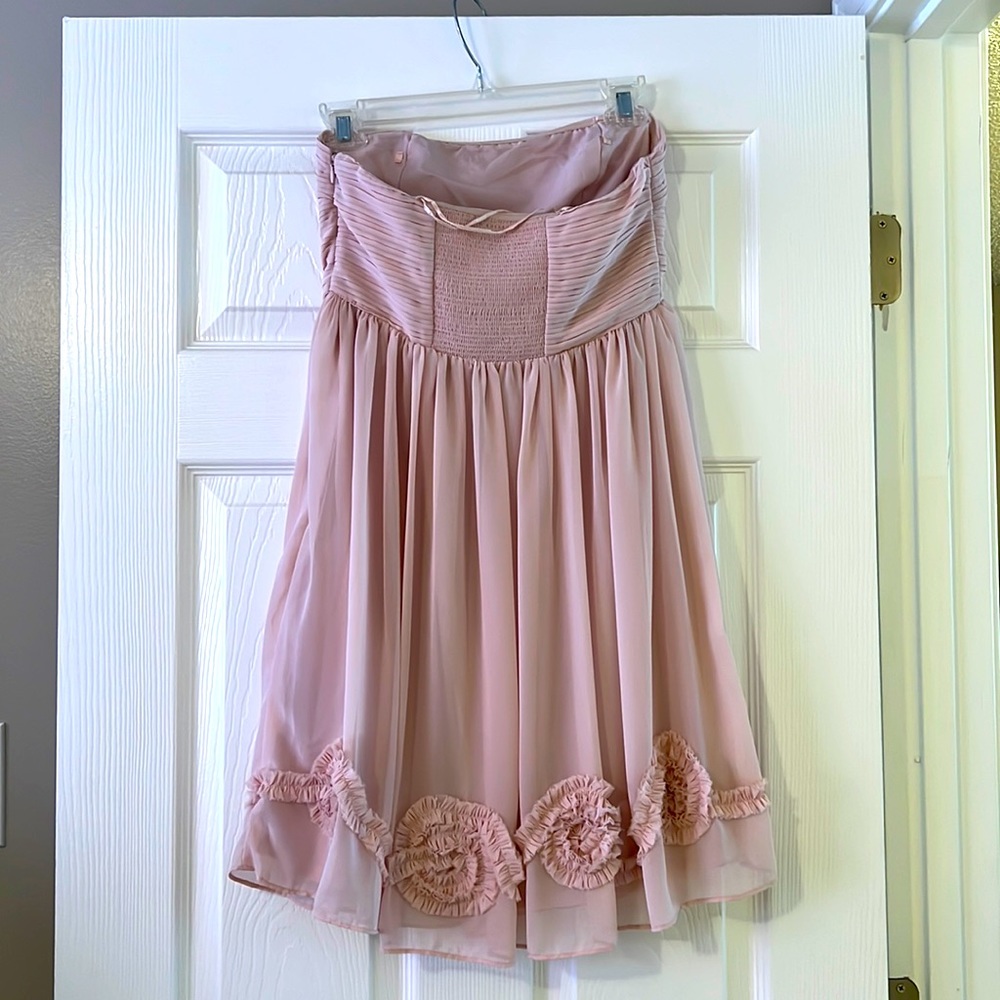 Lauren Conrad Blush pink Strapless Dress Size 4